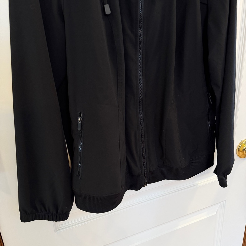 Chicos Zenergy Womens Large Black Zip Up Activewear Jacket- Fantastic! - Picture 5 of 11